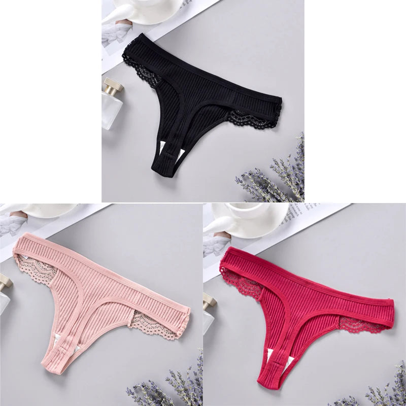 3 Pack Cotton Mix Antibacterial Women's Panties G-string Quick Drying Soft Underwear Breathable Panty The Clothing Company Sydney