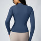 Women's Zipper Turtleneck Sports Long-Sleeve Sports Top, Gym Wear Ladies' Sportswear for Indoor Outdoor Jacket The Clothing Company Sydney