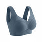 2 Pack Women's Lace Plus Size Seamless Bra Bralette Backless Brassiere Vest Female Gather Shock-Proof Wireless Sports Bra The Clothing Company Sydney