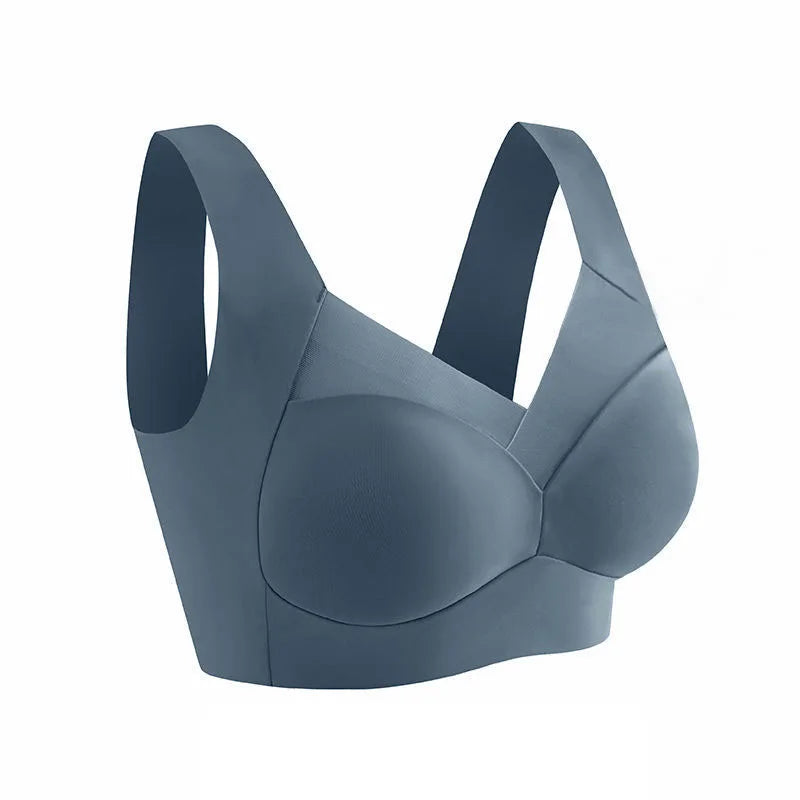 2 Pack Women's Lace Plus Size Seamless Bra Bralette Backless Brassiere Vest Female Gather Shock-Proof Wireless Sports Bra The Clothing Company Sydney