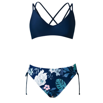 2 Piece Mid Waist Swimsuit Bikini Set The Clothing Company Sydney