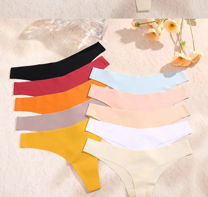 3 Pack G-String Underwear Female T-back Intimates Lingerie Seamless Low Waist Underpants Briefs The Clothing Company Sydney