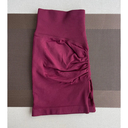 Solid Seamless Half Pants Women Soft  Fitness Outfits Yoga Gym Running Bike Wear Bicycle Skorts The Clothing Company Sydney