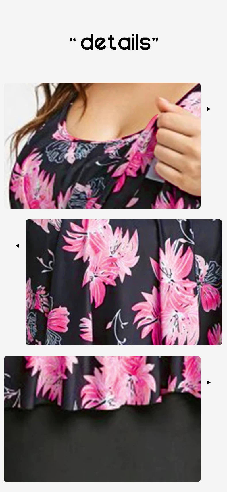 2 Piece Plus Size Swimsuit New Bikini High Waist Ruffle Edge Printed Striped Split Bikini Swimwear The Clothing Company Sydney