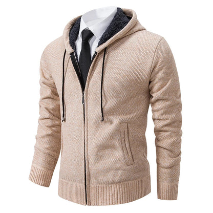 Men's Casual Stand Collar Sweater Zipper Cardigan The Clothing Company Sydney