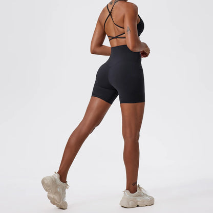 Yoga Clothing Push Up Gym Shorts Womens High Waist Sports Leggings Workout Cycling Shorts - The Clothing Company Sydney