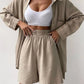 Summer Women's Suit Cotton Casual Shorts and Shirts 2 Piece  Matching Outfit Set Linen Fashion Blouse Women's Suit - The Clothing Company Sydney