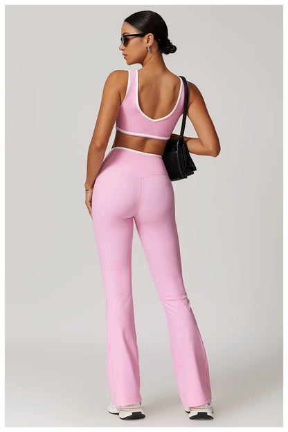 2 Piece Yoga Set Women's Workout Outfits Fitness Sportswear Gym Tracksuit High Waist Leggings Sports Bra Athletic Wear The Clothing Company Sydney