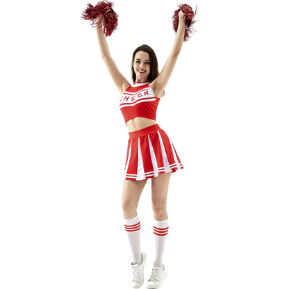 2 Piece Cheerleading costumes uniform Cosplay Halloween Set - The Clothing Company Sydney