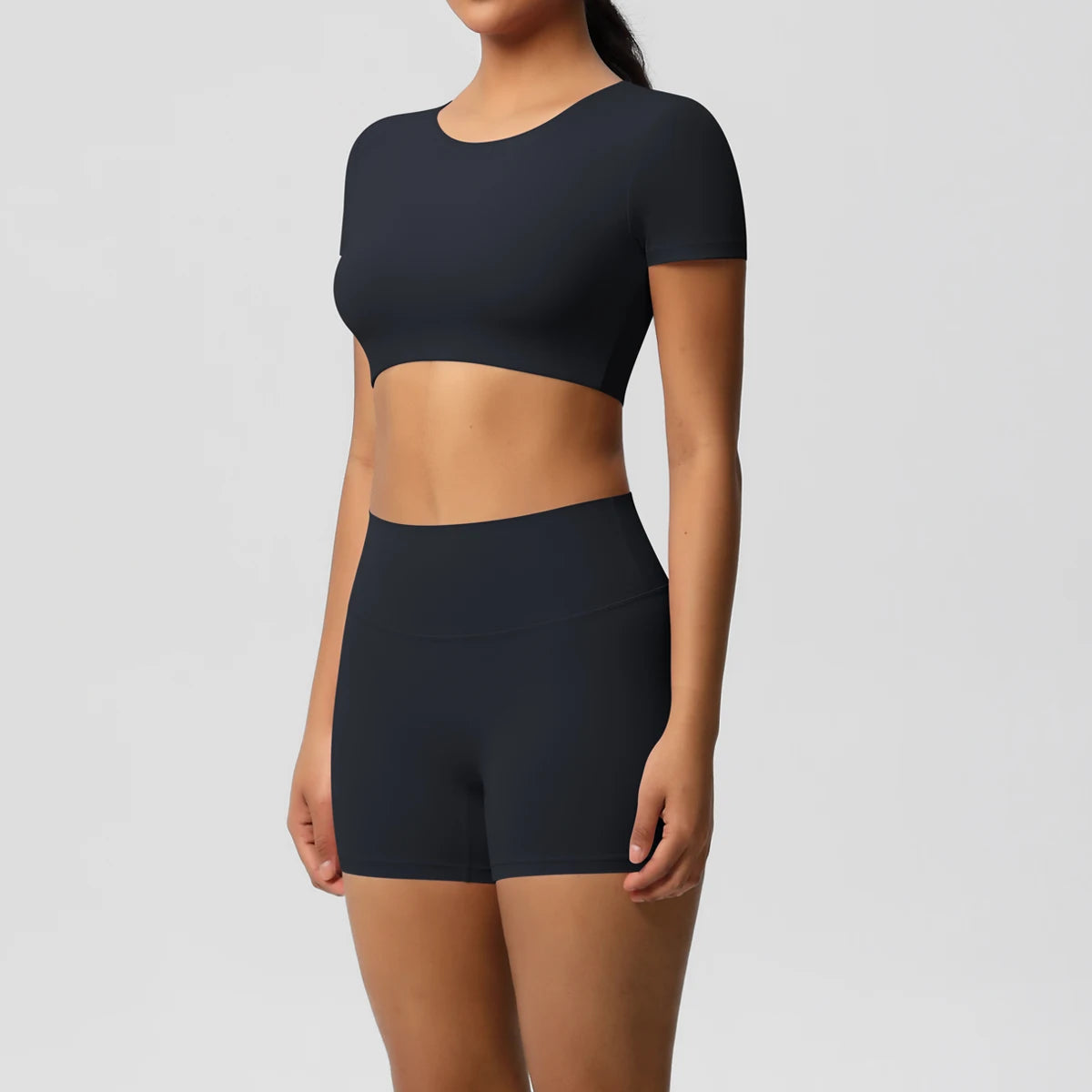 2 Piece Workout Sportswear Active Wear Sports Tank Top Bike Shorts Women Gym Bicycle Sorts Matching Set The Clothing Company Sydney