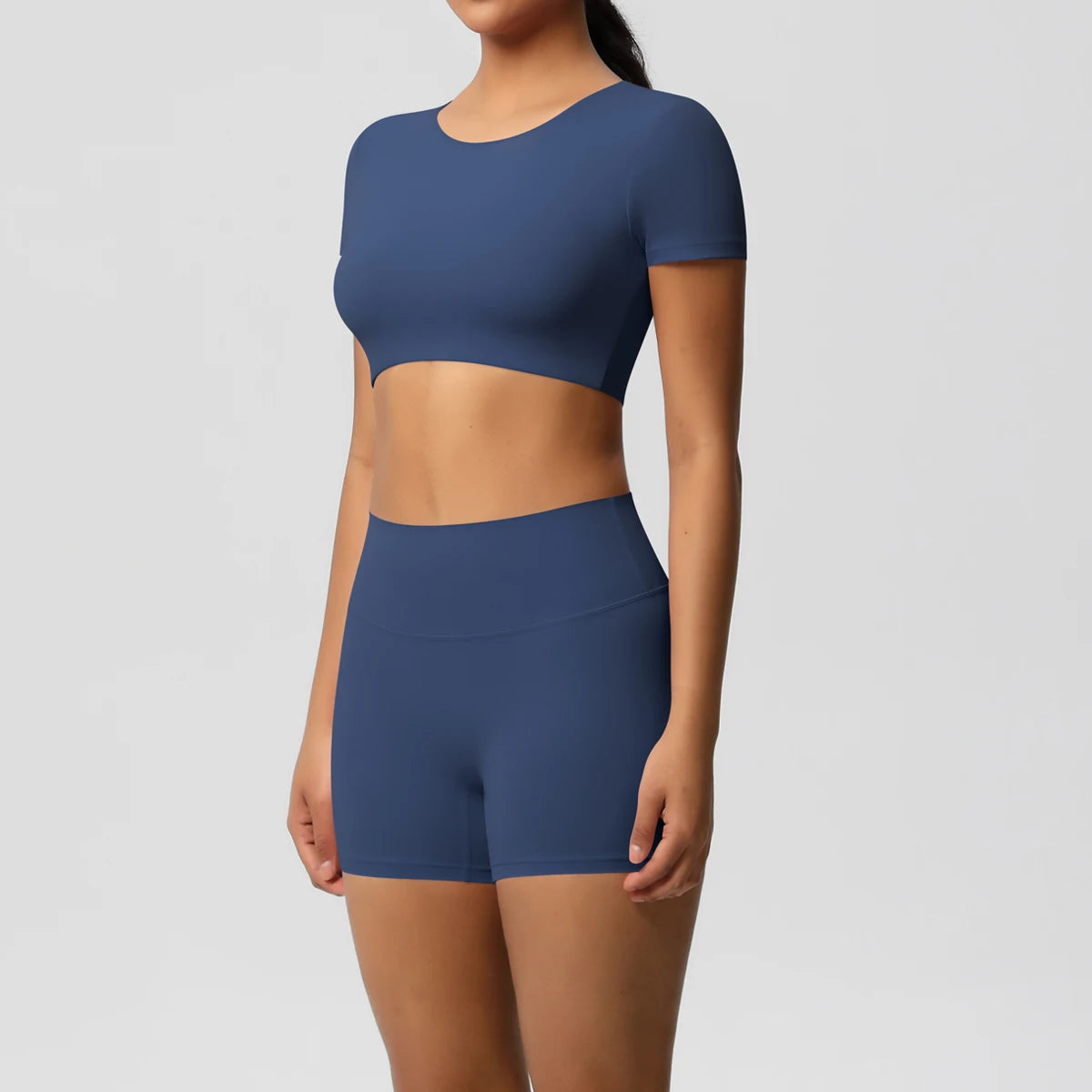 2 Piece Workout Sportswear Active Wear Sports Tank Top Bike Shorts Women Gym Bicycle Sorts Matching Set The Clothing Company Sydney