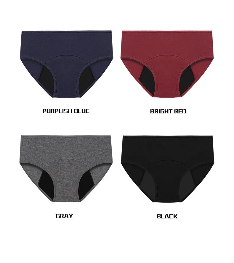 Menstrual Period Underwear for Women Mid Waist Postpartum Ladies Panties Menstrual Leak proof Bikini Bottoms Briefs The Clothing Company Sydney