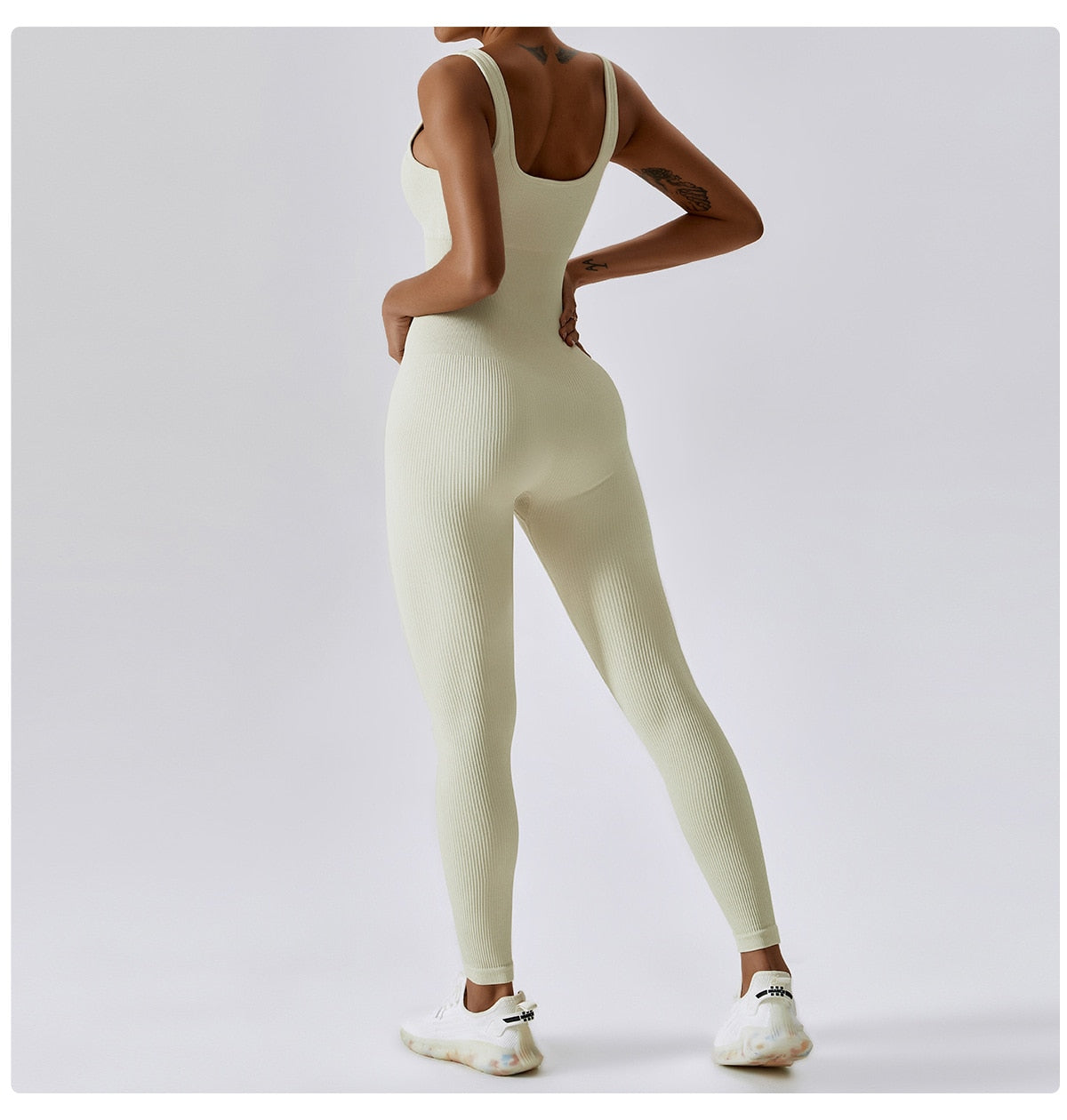 Spring Seamless One-Piece Yoga Clothes Sportswear Women's Gym Push Up Workout Clothes Fitness Sports Stretch Bodysuit Yoga Suit The Clothing Company Sydney