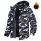 Winter Fleece Lining Parka Waterproof Men's Ski Snowboard Jackets Windproof Removable Hoodie Coats Casual Windbreaker - The Clothing Company Sydney