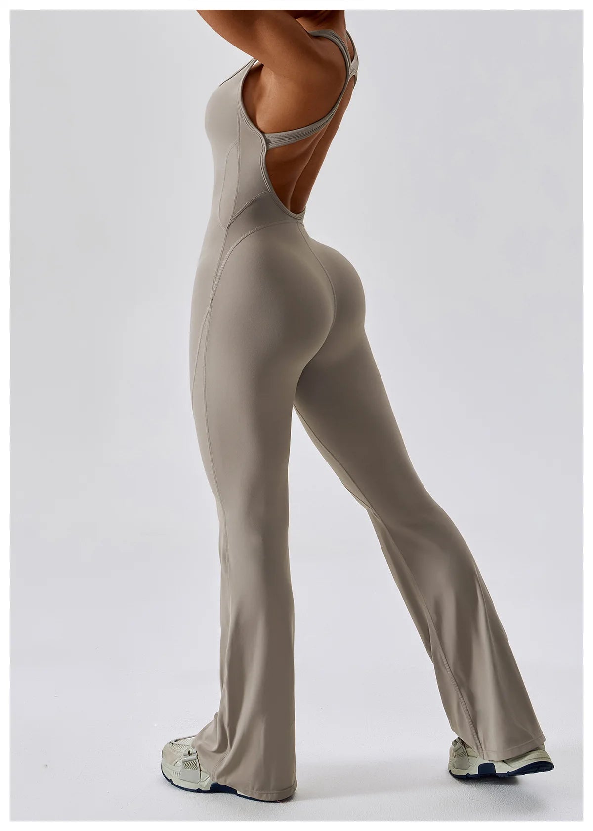 Open Back V Jumpsuit Gym Set Training Yoga Suit Sportswear Women Sports Jumpsuit Fitness Rompers Stretch Workout Bodysuits The Clothing Company Sydney