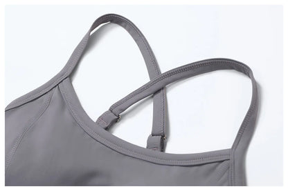 Women's Cross Strap Romper Backless Set Fitness Bodysuit Sportswear Gym Clothes Jumpsuit One-piece Playsuit Yoga Suit - The Clothing Company Sydney