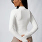 Women's Zipper Turtleneck Sports Long-Sleeve Sports Top, Gym Wear Ladies' Sportswear for Indoor Outdoor Jacket The Clothing Company Sydney