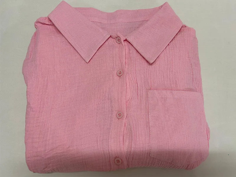 Summer Women's Suit Short Sets Outfits Suit Two Piece Button Up Matching Outfit Set - The Clothing Company Sydney