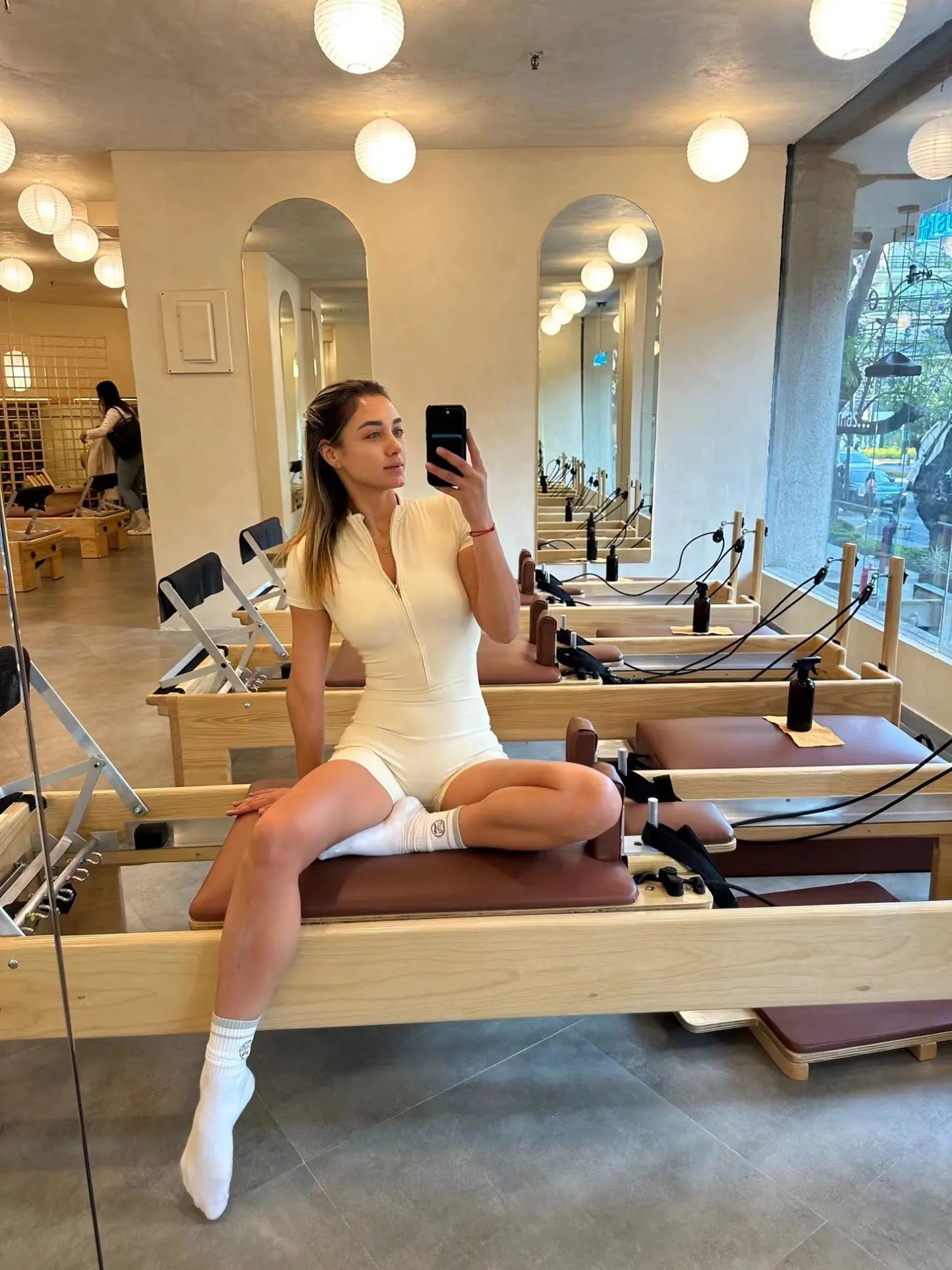 Summer Women's One-piece Yoga Pants Short Sleeve Shorts Overalls Zipper Front High Elastic Cycling Seamless Bodybuilding Bodysuit - The Clothing Company Sydney