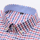 Men's Versatile Casual Checkered Oxford Cotton Shirts Single Pocket Long Sleeve Standard-fit Button Down Gingham Striped Shirt The Clothing Company Sydney