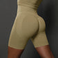 Seamless Yoga Workout Gym Fitness High Waist Sports Shorts The Clothing Company Sydney