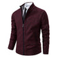 Men's Casual Stand Collar Sweater Zipper Cardigan The Clothing Company Sydney