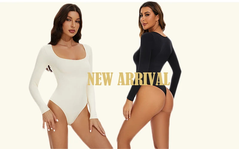 Ribbed Jumpsuit Daily Shaper Bodysuits Compression Open Crotch Shapewear Suit Playsuit - The Clothing Company Sydney