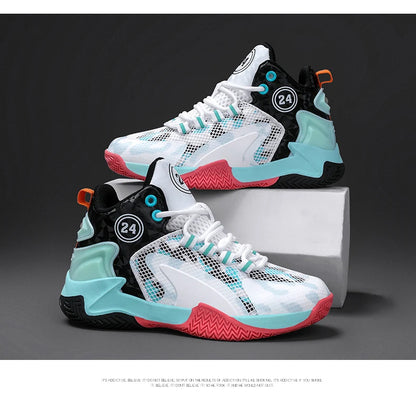 Kids Basketball Shoes Boys Girls Youth Adults Sneakers Non-slip Kids Trainer Basket Shoes Outdoor Leather Children Sport Shoes The Clothing Company Sydney