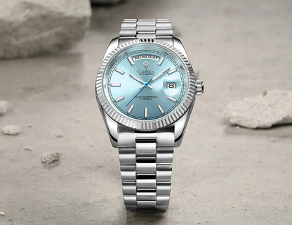 Cadisen DD40 Mens Luxury Automatic AR Sapphire Glass Mechanical Wristwatch 10Bar Miyota 8285 Movt Watch - The Clothing Company Sydney