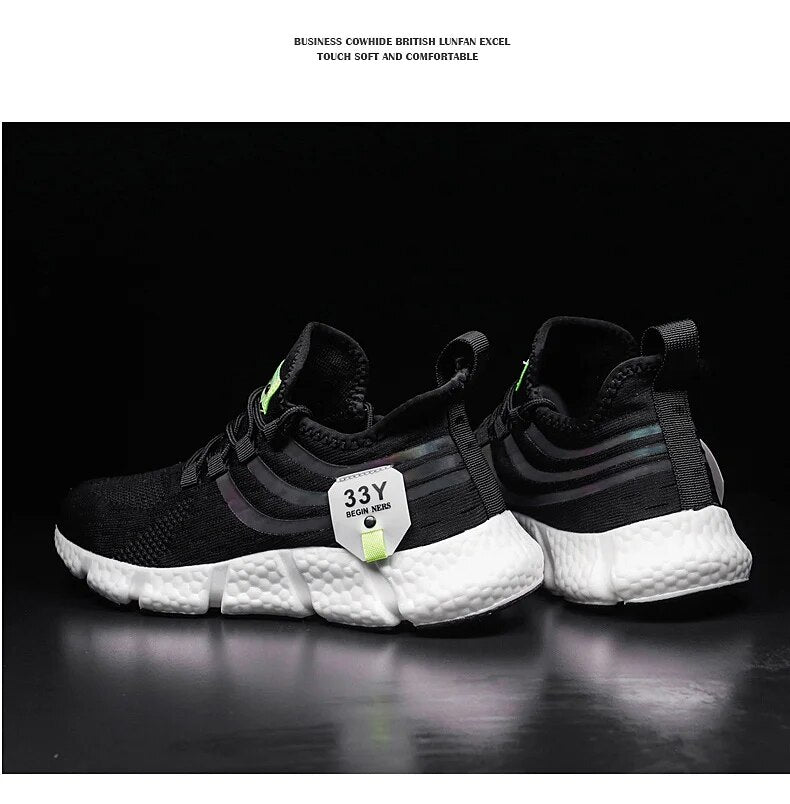 Men's Shoes Sneakers Male Tennis Comfortable Casual Shoes Black Sneaker Male Footwear Summer Men's Sneakers The Clothing Company Sydney