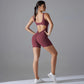 One Piece V Back Sports Jumpsuit Gym Romper Sleeveless Sportswear Bodysuit Women's Casual One-Piece Suit Yoga Clothing Set The Clothing Company Sydney
