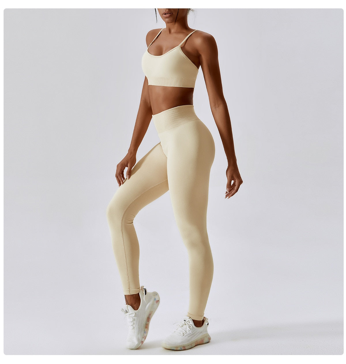 Seamless Athletic Wear Women Yoga Set 2 Piece Workout Tracksuit Sport Bra Gym Suits Fitness High Waist Running Leggings Sports Sets The Clothing Company Sydney