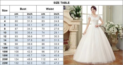 Plus Size Wedding Dress Floor-length Back Strap Lace Flower Wedding Dress The Clothing Company Sydney