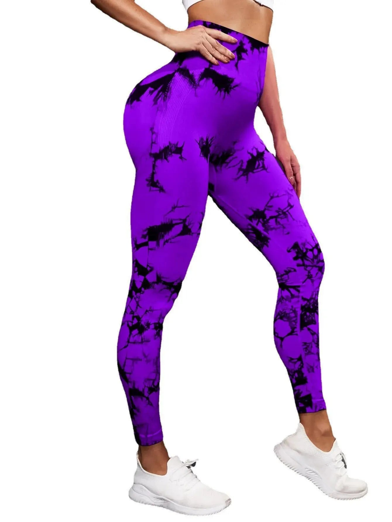 Tie Dye Yoga Pants Sport Leggings Women Seamless High Waist Push Up Tights Fitness Workout Gym Clothing The Clothing Company Sydney