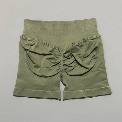 Women's Impact Shorts 4.5'' Low Waist Seamless Yoga Shorts Scrunch Bum Gym Shorts Workout Biker Short Stretch Fitness Shorts The Clothing Company Sydney