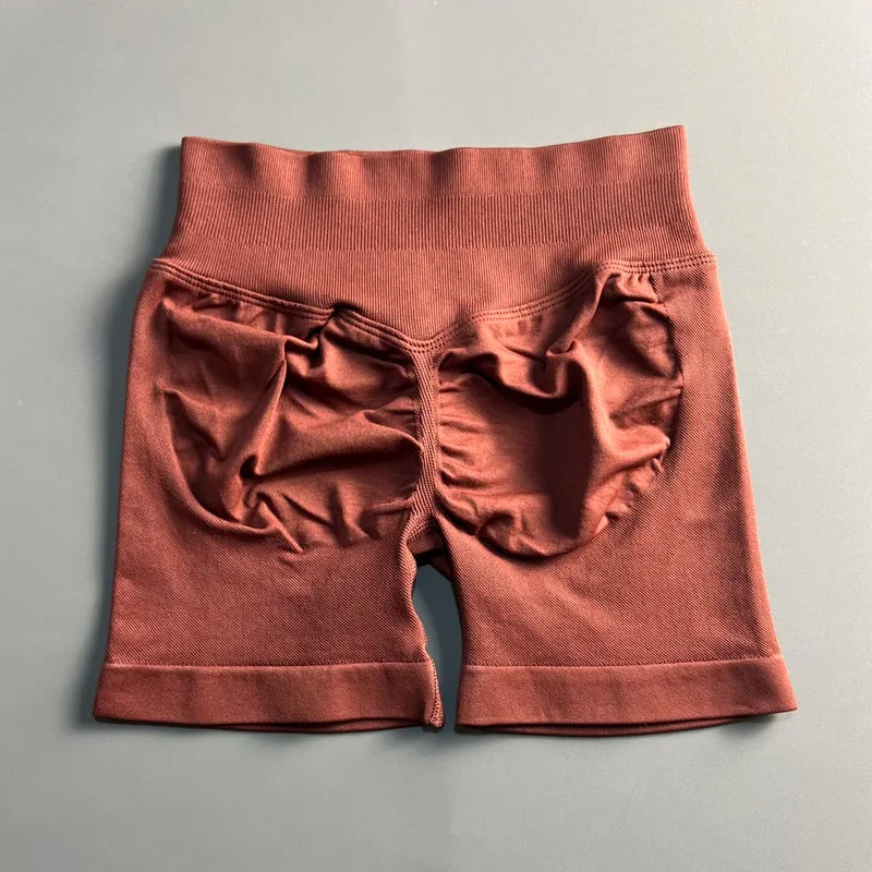Women's Impact Shorts 4.5'' Low Waist Seamless Yoga Shorts Scrunch Bum Gym Shorts Workout Biker Short Stretch Fitness Shorts The Clothing Company Sydney