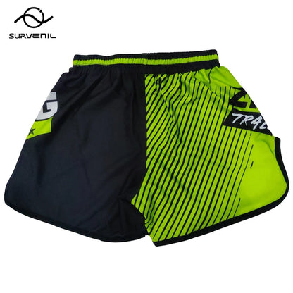 Thai Boxing Shorts Printed MMA Muay Thai Men's Shorts Kickboxing Pants Kids Women Martial Arts Grappling Fight Wear - The Clothing Company Sydney