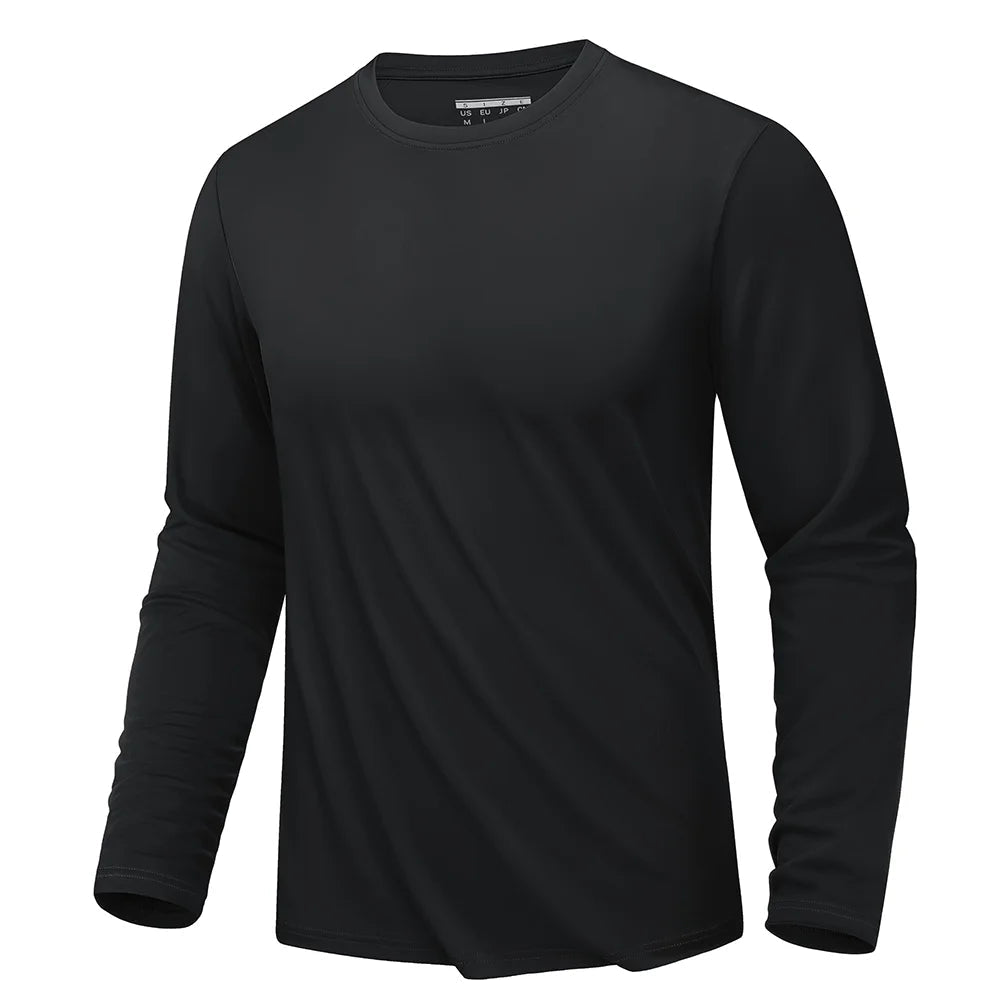 UPF 80+ Sun Protection T-shirts Men's Quick Dry Long Sleeve Athlectic T Shirts Performance Sports T-shirts Rash Guard The Clothing Company Sydney