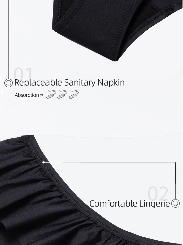 Women's Menstrual Absorbent Swimsuit Washable Bikini Designed for Menstrual Period Physiological Swimsuit The Clothing Company Sydney