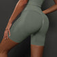 Seamless Yoga Workout Gym Fitness High Waist Sports Shorts The Clothing Company Sydney