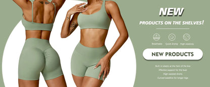 2 Piece Yoga Suit Sports Set Women Quick-Drying Gym Set Tracksuit Running Workout Long Sleeve Sports Shirt Clothing - The Clothing Company Sydney