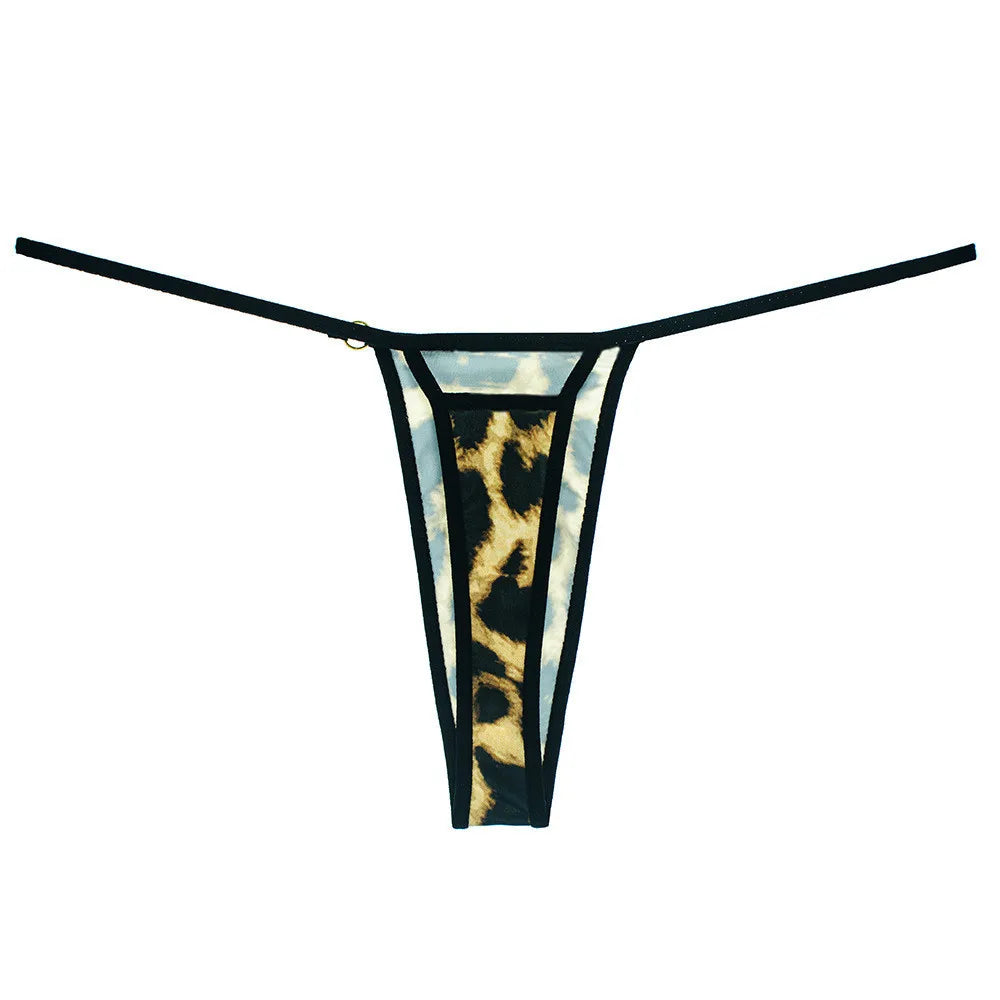 3 Pcs Printed Leopard/Zebra/Camouflage/Rabbit/Dot/Snake Thong Panties Seamless Underwear G Strings Underwear - The Clothing Company Sydney