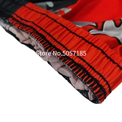 Thai Boxing Shorts Printed MMA Muay Thai Men's Shorts Kickboxing Pants Kids Women Martial Arts Grappling Fight Wear - The Clothing Company Sydney