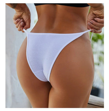 3 Pack Women's Cotton Panties Low Waist Bikini Briefs Ladies Underwear Soft Solid Underpants Lingerie The Clothing Company Sydney