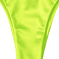 Metallic Halter Triangle Swimsuit Women Swimwear Bathing Suits Brazilian Thong Micro Bikinis Set Beach Wear