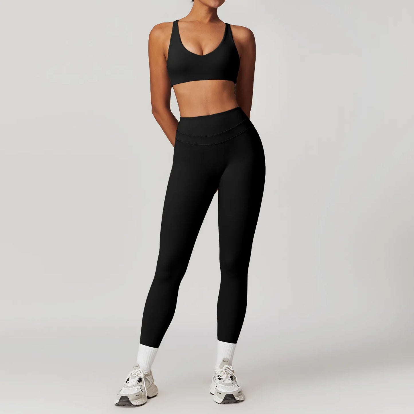2 Piece Sportswear Women Yoga Set Gym Clothes Suits Fitness Set Tracksuits Sports Bra Gym Leggings