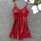 Women's Nightdress Ladies Spring And Summer Ice Silk Thin Halter Satin Night Dresses The Clothing Company Sydney