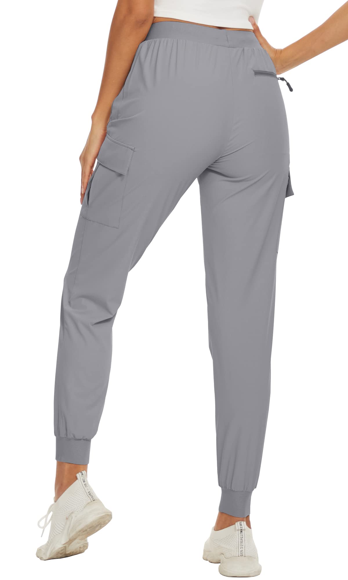 Summer Quick Dry Pants Women's Jogger Sweatpants Lightweight Breathable 6 Pockets Elastic Waist Casual Long Trousers The Clothing Company Sydney