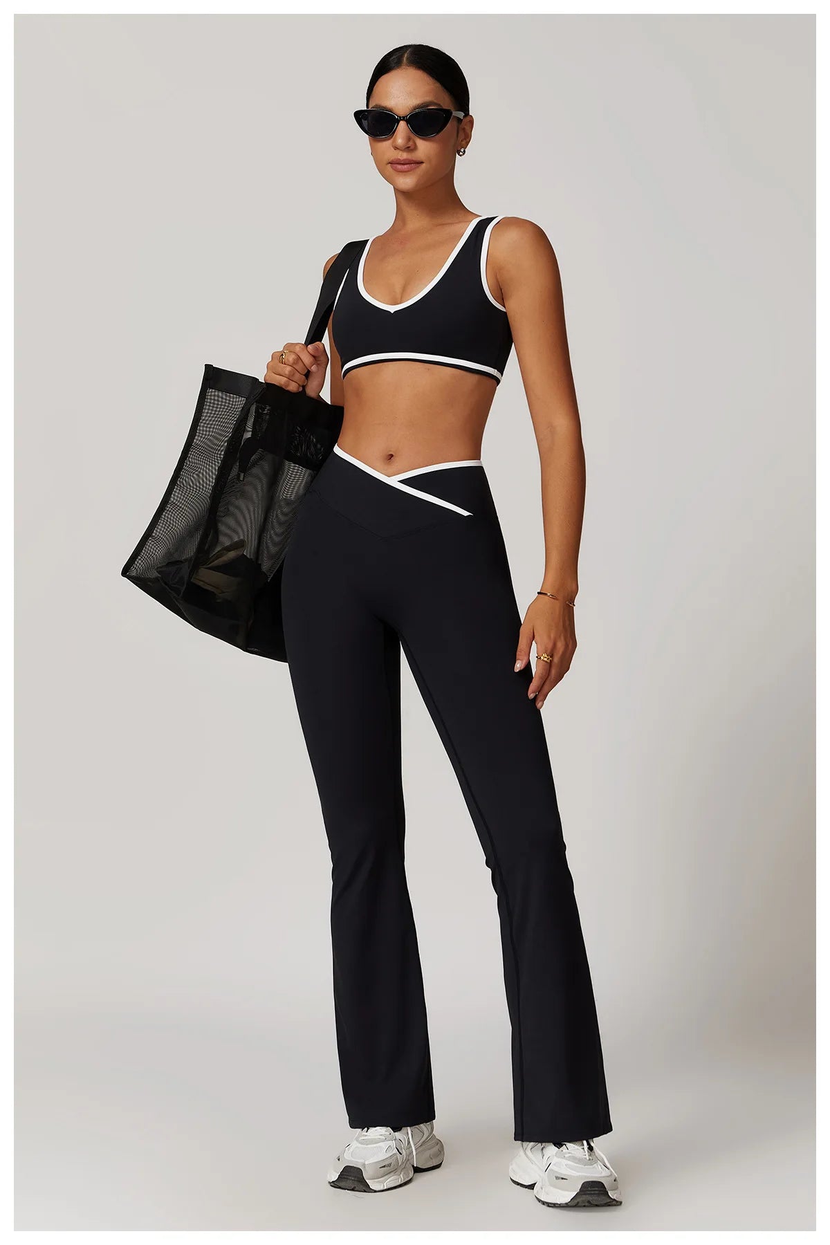 2 Piece Yoga Set Women's Workout Outfits Fitness Sportswear Gym Tracksuit High Waist Leggings Sports Bra Athletic Wear The Clothing Company Sydney