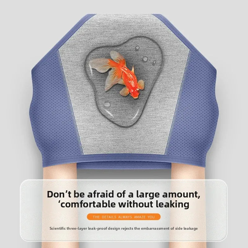 Plus Size Mesh Period Underwear Women's Special Menstrual Period Panties Class a Mid Waist Leak Proof Period Panties The Clothing Company Sydney